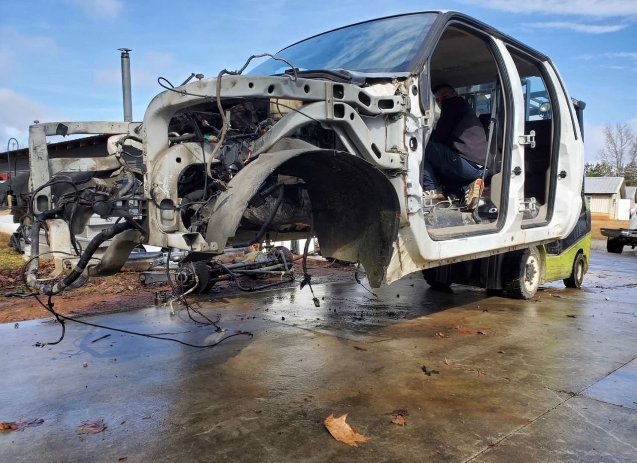 2009 f250 rust free cab no title